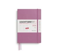 LEUCHTTURM1917 372737 Weekly Planner Medium (A5) 2026, 12 Months, Softcover, Dusty Rose, English