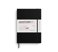 LEUCHTTURM1917 372784 Monthly Planner with Notebook Composition (B5) 2026, 16 Months, Softcover, Black, English