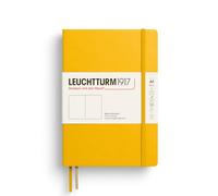 LEUCHTTURM1917 373985 Notebook Medium (A5), Hardcover, 251 Numbered Pages, Sunflower, Plain