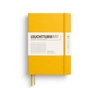 LEUCHTTURM1917 373987 Notebook Medium (A5), Hardcover, 251 Numbered Pages, Sunflower, Ruled