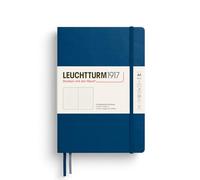 LEUCHTTURM1917 373990 Notebook Medium (A5), Hardcover, 251 Numbered Pages, Indigo, Dotted