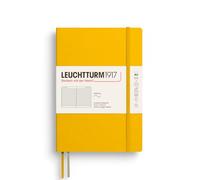 LEUCHTTURM1917 374001 Notebook Medium (A5), Softcover, 123 Numbered Pages, Sunflower, Ruled