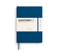 LEUCHTTURM1917 400542 Notebook Composition (B5), Hardcover Writing Book, 219 Numbered Pages, Indigo, Blank