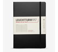 Leuchtturm Medium Ruled Notebook, black