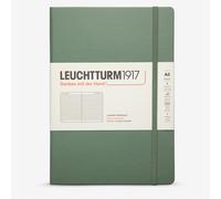 Leuchtturm1917 : A5 Hardcover Notebook : 80gsm : 251 Pages : Ruled : Olive