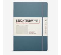 Leuchtturm1917 : A5 Hardcover Notebook : 80gsm : 251 Pages : Ruled : Stone Blue