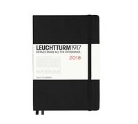 Leuchtturm1917 A5 Medium 2018 Daily Planner - Black
