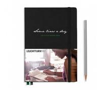 LEUCHTTURM1917 (343552) Some Lines a Day, Medium (A5), 5 Year Memory Book, Black