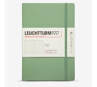 LEUCHTTURM1917 361592 Notebook Medium (A5), Softcover, 123 Numbered Pages, Sage, Dotted