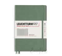 Leuchtturm Hardcover Squared A5 Notebook, Olive