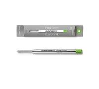 LEUCHTTURM1917 - Ballpoint Pen Parker Style Refills for Drehgriffel Nr 1 - Document Proof ISO 15727-2 (2 Pack, Medium Point, Green)