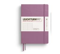 LEUCHTTURM1917 372185 Notebook Medium (A5), Hardcover, 251 Numbered Pages, Dusty Rose, Dotted