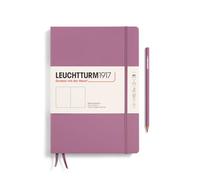LEUCHTTURM1917 Composition Notebook B5 Hardcover, Dusty Rose, Plain | 219 numbered pages, table of contents, thread-bound, opens flat, 80 gsm cream paper