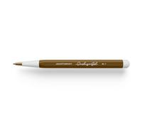 LEUCHTTURM1917 Drehgriffel Nr. 1 Gel Pen, Spice Brown | refillable, archival ink to ISO 12757-2, German heritage brand since 1917