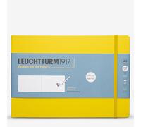 LEUCHTTURM1917 362368 Sketchbook Landscape (A5), Hardcover, 112 Pages (150 g/sqm), Plain, Lemon