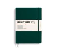 LEUCHTTURM1917 370266 Notebook Master Classic (A4+), Hardcover, 235 Numbered Pages, Forest Green, Squared