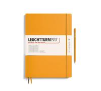 LEUCHTTURM1917 368143 Notebook Master Slim (A4+), Hardcover, 123 Numbered Pages, Rising Sun, Ruled