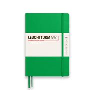 LEUCHTTURM1917 372192 Notebook Medium (A5), Hardcover, 251 Numbered Pages, Spring Leaf, Plain