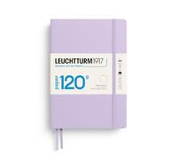 LEUCHTTURM1917 370337 Notebook Medium (A5), Edition 120, Hardcover, 203 Numbered Pages, Lilac, Plain
