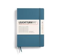 LEUCHTTURM1917 Notebook A5, Hardcover, 251 Numbered Pages | lined, thread-bound, opens flat, table of contents, 80 gsm paper, expandable pocket, 2 ribbon bookmarks