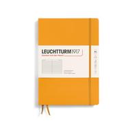 LEUCHTTURM1917 Notebook B5 Hardcover, 219 Numbered Pages | Composition, Lined, acid-free, thread-bound, opens flat, table of contents, sticker set