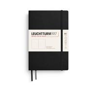 LEUCHTTURM1917 Notebook B6+ Hardcover Plain, 219 Numbered Pages | acid-free cream paper, 80 gsm paper, 2 ribbon bookmarks, table of contents