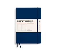 LEUCHTTURM1917 Notebook Composition B5, Hardcover, 219 Pages, Marine | 219 numbered pages, Plain, acid-free, 80 gsm cream paper