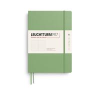 Leuchtturm1917 Notebook Classic Composition B5 366172 - Hardcover, 219 Numbered Pages, Dotted - Sage