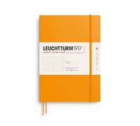 LEUCHTTURM1917 Notebook Composition B5, Softcover, Dotted, Rising Sun | 123 numbered pages, table of contents, 2 ribbon bookmarks, acid-free, thread-bound, opens flat