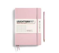 Leuchtturm1917 Hard Cover Dotted Notebook, A5, Premium Quality, Pink