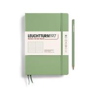Leuchtturm1917 Hard Cover Notebook Dotted A5, Sage Green