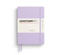 LEUCHTTURM1917 Notebook Medium A5 Hardcover, Dotted, 251 Pages | table of contents, 2 ribbon bookmarks, expandable pocket, elastic closure, acid-free