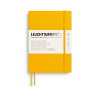 LEUCHTTURM1917 Notebook Medium A5, Softcover, 123 Numbered Pages | lined, thread-bound, opens flat, 80 gsm cream paper, acid-free, table of contents