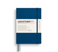 LEUCHTTURM1917 Notebook Medium (A5), Softcover, Lined, Indigo | 123 numbered pages, table of contents, thread-bound, opens flat, opens flat, Bullet Journal