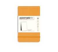 LEUCHTTURM1917 Notepad A6, 184 Perforated Pages, Plain, Rising Sun | Hardcover, Plain, 80 gsm acid-free, thread-bound, opens flat, table of contents, elastic closure, cover labels