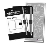 Leuchtturm1917 Pen Loop - Choose Colour & Tinte Ink Refill Envelope (Black, 2)