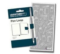 Leuchtturm1917 Pen Loop - Choose Colour & Tinte Ink Refill Envelope (Deep Sea)