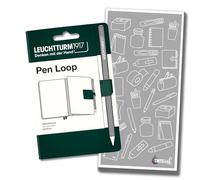 Leuchtturm1917 Pen Loop - Choose Colour & Tinte Ink Refill Envelope (Forest Green)