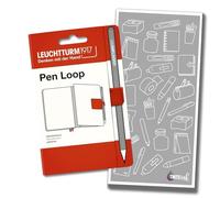Leuchtturm1917 Pen Loop - Choose Colour & Tinte Ink Refill Envelope (Red)