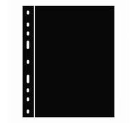 Leuchtturm1917 plastic sheets OPTIMA, interleaves, black