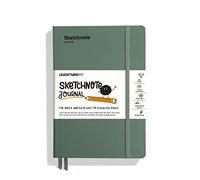LEUCHTTURM1917 Sketchnote Journal - visualize notes & ideas quickly and easily | English | Olive