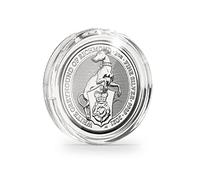 Leuchtturm1917 ULTRA coin capsules for 2 oz. Queens Beasts Silver (38,61 mm), pack of 10
