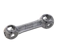 Leudgh Bike Repair Tool Silver Tone 60g 10 in 1 Wrench for Quick Bike Fixes | Silver tone 60g 10 in 1 wrench delivers reliable torque across 6-15mm, great for quick daily bike fixes on the road.