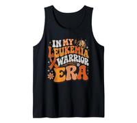 Leukemia Awareness in My Warrior Era Orange Ribbon Women Tank Top