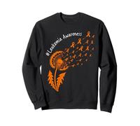 Leukemia Awareness Orange Ribbon Sweatshirt