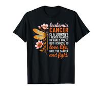Leukemia Cancer Awareness Dragonfly Ribbon Leukemia Warrior Value Graphic T-Shirt