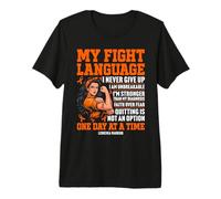 Leukemia Cancer Warrior Blood Cancer Premium T-Shirt