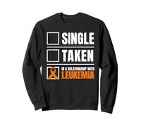 Leukemia cancer warrior Blood Cancer Sweatshirt