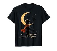 Leukemia Fighter Moon and Ribbon Hope at Night T-Shirt