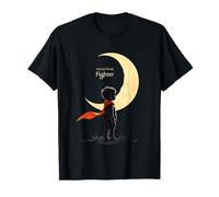 Leukemia Fighter Moon Symbolism Nighttime Strength T-Shirt